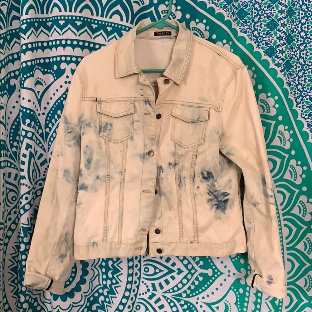 Acid Wash Tahari Jean Jacket